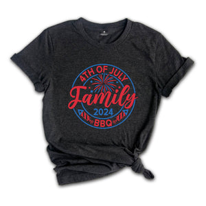 4th Of July Family Shirt, Happy 4th 2024 Shirt, Freedom Tee, Fourth of July Shirt, Independence Day T-shirt, Patriotic Family Gift