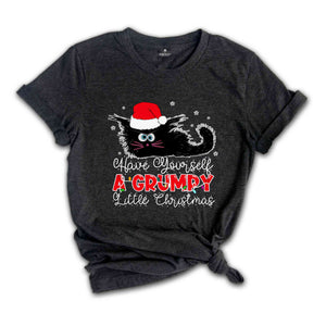 Holiday Attitude, Grumpy Cat Christmas Gift Shirt