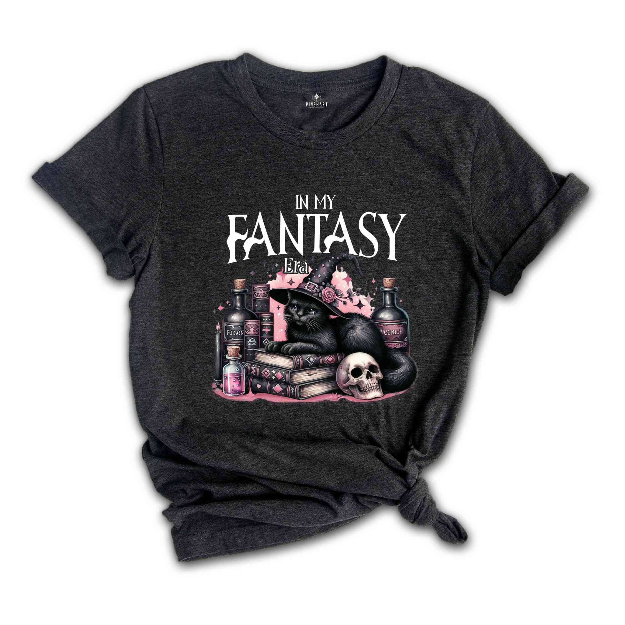 In My Fantasy Era Shirt, Halloween Cat Shirt, Spooky Vibes Shirt, Halloween Gift, Cute Halloween Shirt, Cat Lover Shirt, Halloween Costume