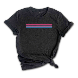 Bi Pride Shirt, LQBTQ T Shirt, Bisexual Pride, Love Is Love T-Shirt, Bisexual Shirt, March For The Movement, Minimalistic Bi Pride