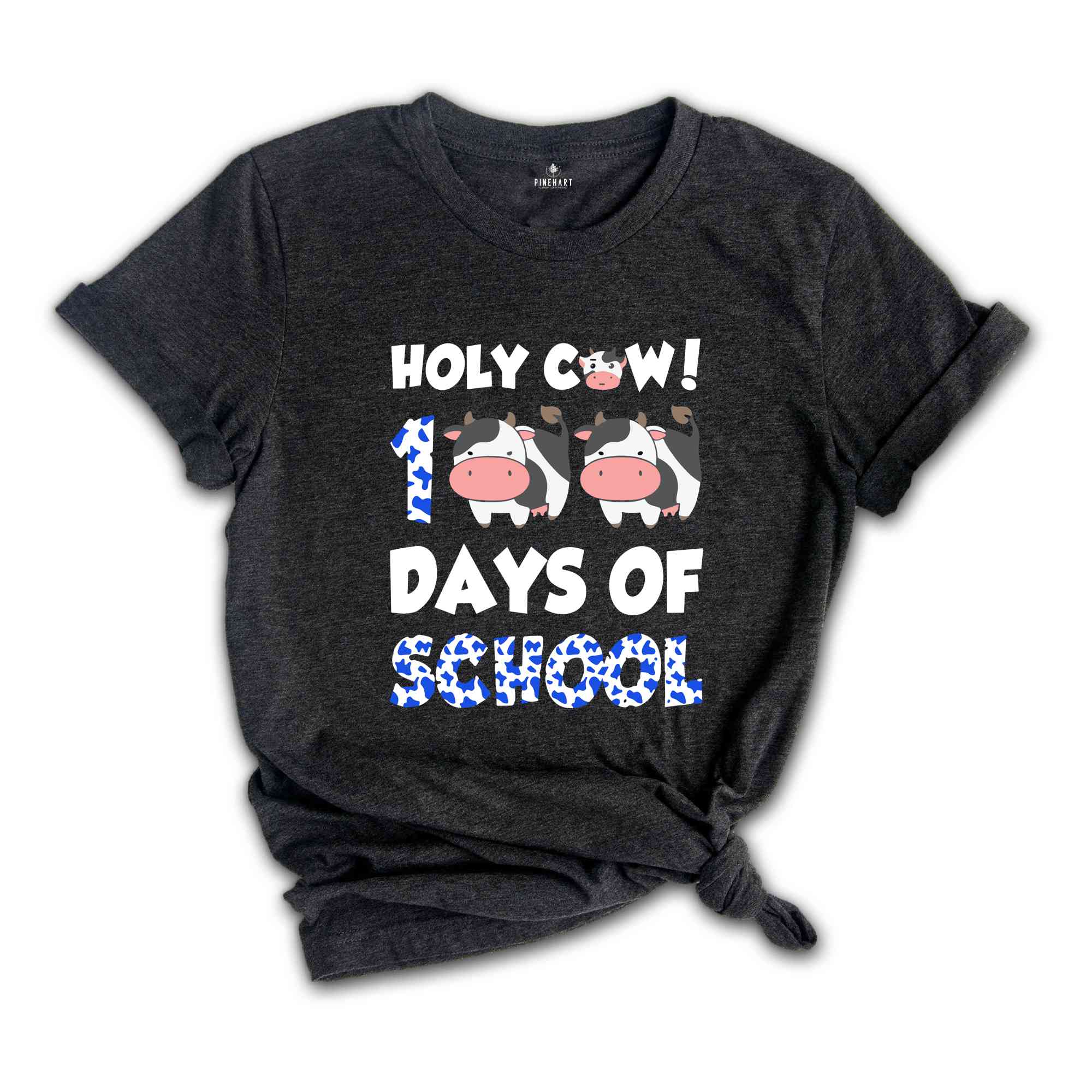 Holy Cow 100 Days Of School Shirt, Back To School Shirt, Gift for Teacher, Kids School Shirt, Student T-Shirt