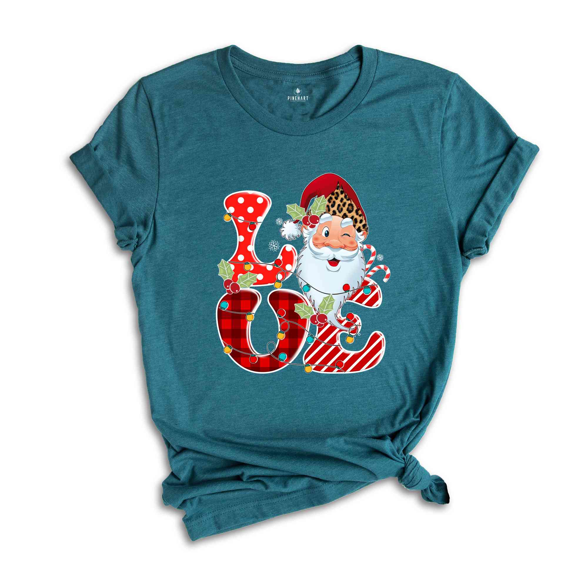 Love Christmas Shirt, Santa Shirt, Cute Santa Shirt, Cute Christmas Shirt, Funny Christmas Shirt, Christmas Party Shirt, Holiday Shirt