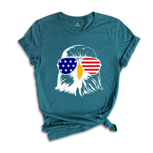 Patriotic Eagle With Sunglasses, 4th of July 2024 Freedom Shirt, Fourth Of July Shirt, Independence Day Shirts, Patriotic Family Shirts