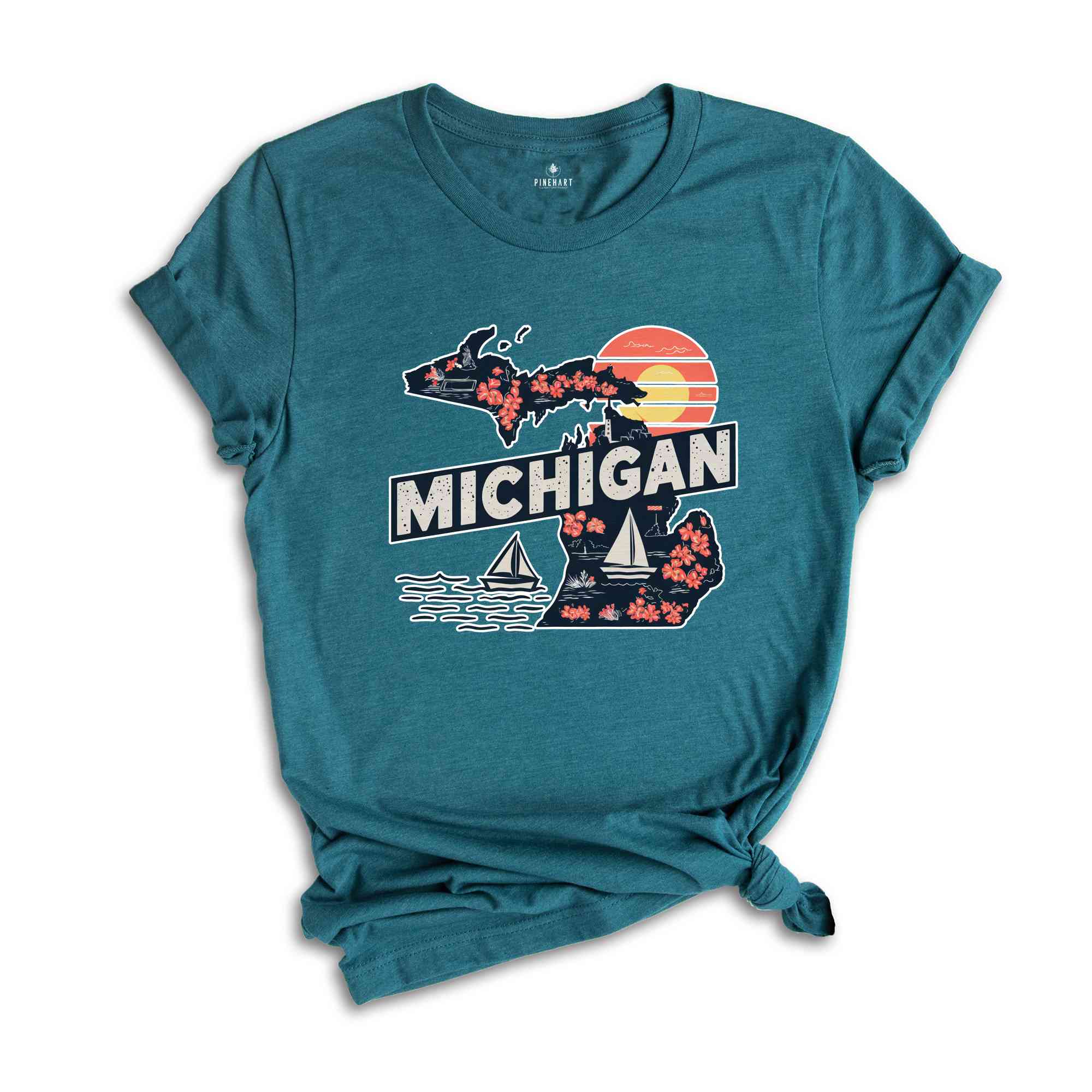 Retro State Of Michigan Shirt, State Of Michigan Shirt, State Shirt, Michigan Shirt, Michigan Lover Shirt, Family Trip Shirt, Travel Shirt