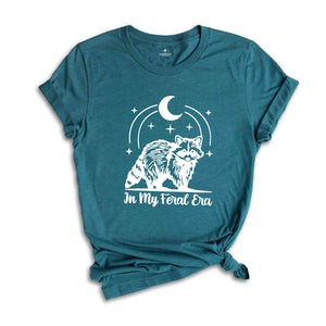 In My Feral Era Shirt, Raccoon Shirt, Funny Raccoon T-Shirt, Weird core Shirt, Women Raccoon T-Shirt