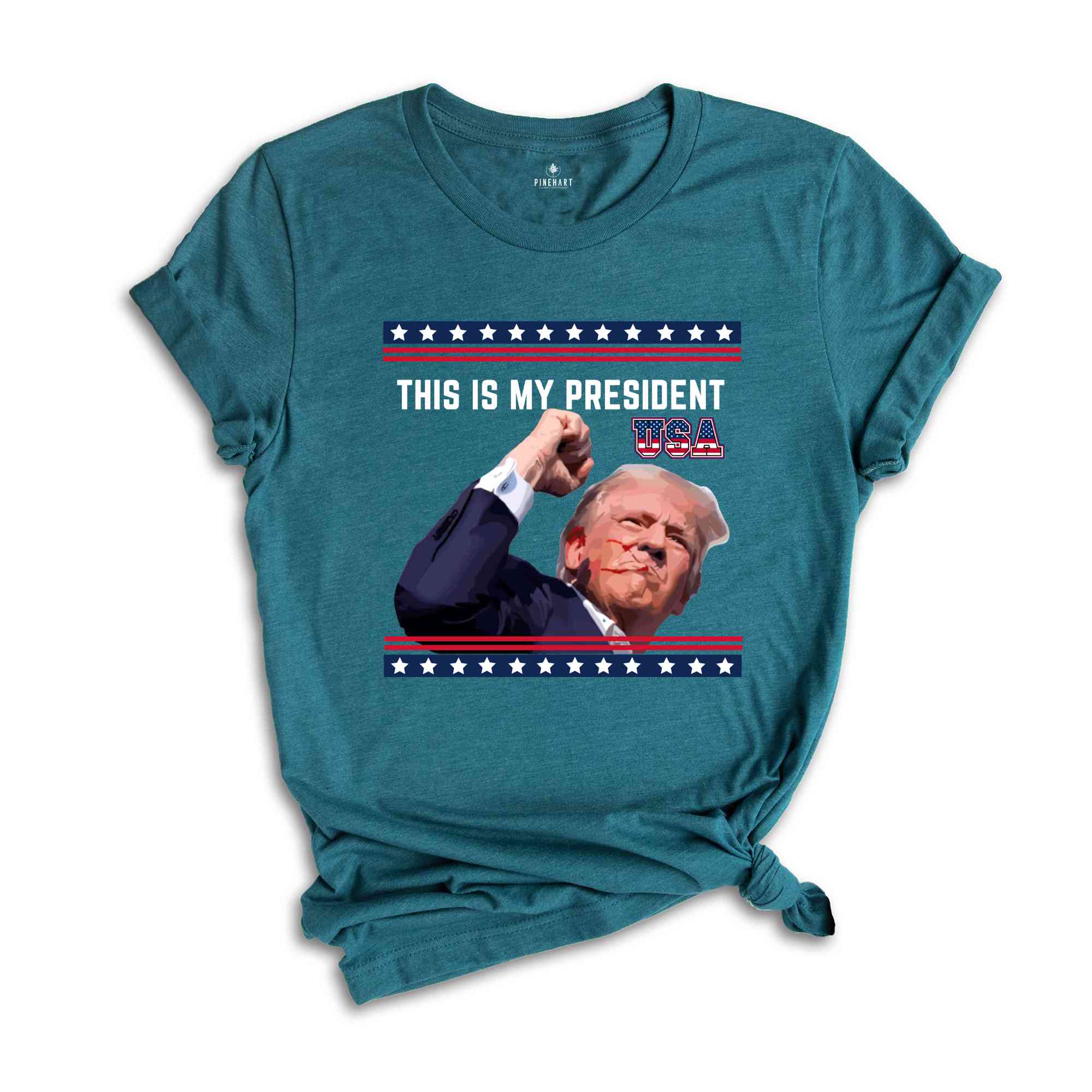 Trump Is My President Shirt, Trump 2024 Shirt, Patriot Shirt, Donald Trump Shirt, President Trump 2024 Tee