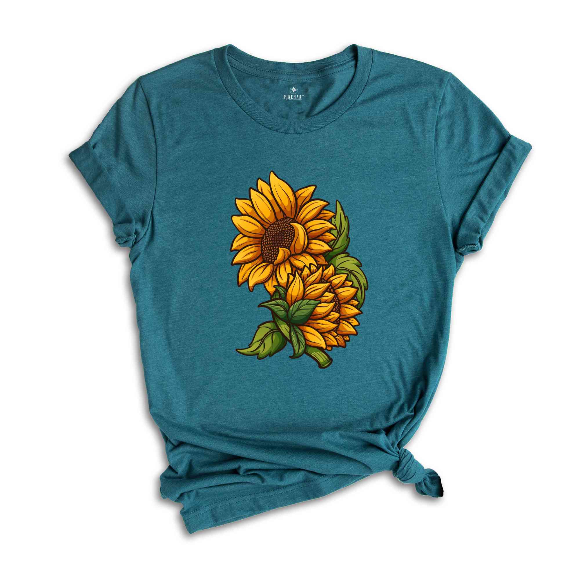 Sunflower Shirt, Floral Shirt, Women's Tee, Flower Shirt, Womens Fall Shirt, Sunflower Tshirt, Summer Shirt, Sunflower Shirts