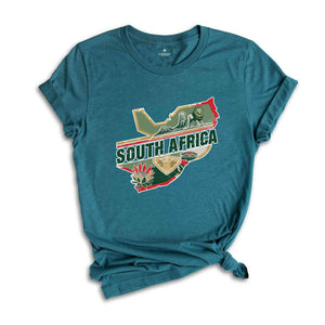 Retro South Africa Shirt, South Africa Travel Shirt, Country Travel Shirt, Shirt For Traveler, Travel Lover Gift, Travel Tee, Trip Shirt