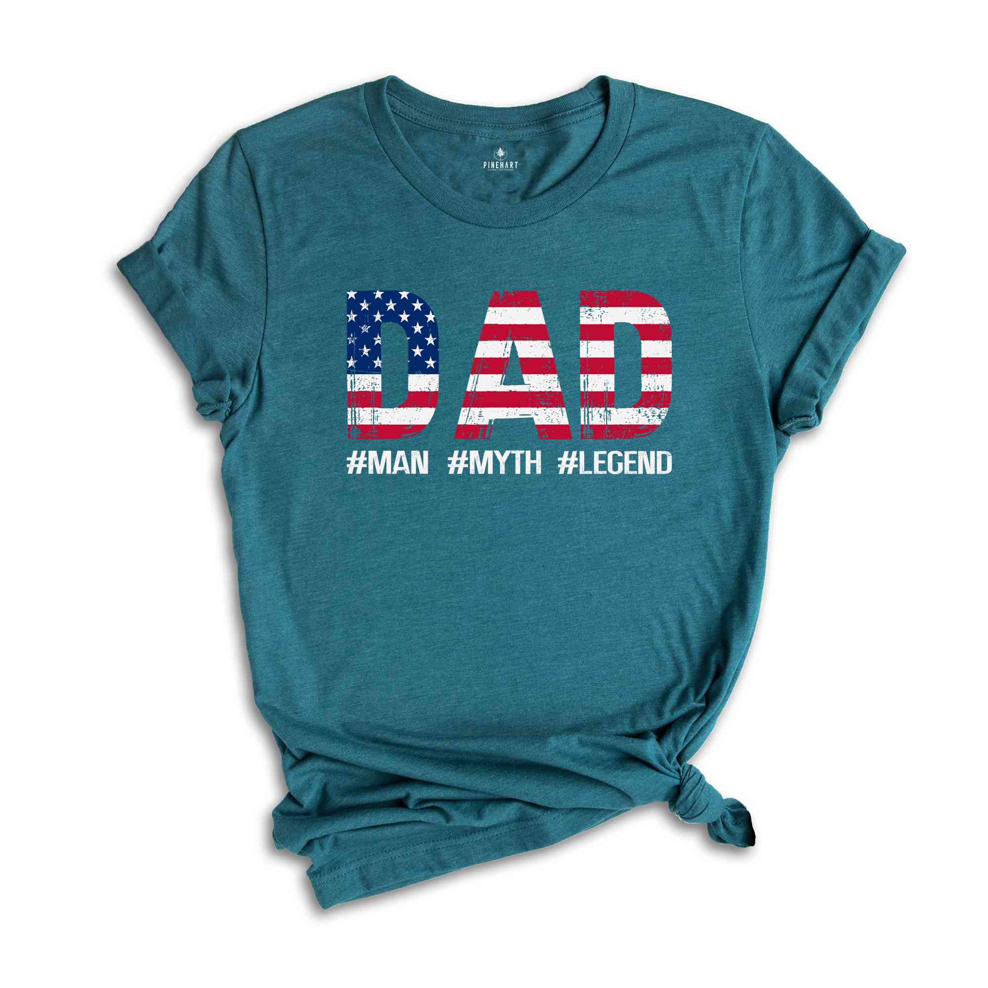 Dad Man Myth Legend Shirt, America Shirt, Patriotic Shirt, Father's Day Shirt, USA Shirt, Red White And Blue, America Flag Tee, Father Gift