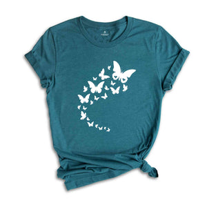 Butterfly Shirt For Women, Cute Butterfly T-Shirt, Butterfly Tee, Cute Butterfly Shirt, Animal Lover Gift, Butterfly Lover Gift