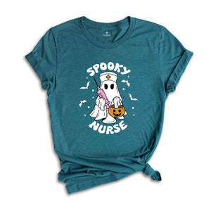 Spooky Nurse Shirt, Nurse Halloween Shirt, Nurse Life Shirt, Nurse Gift, Halloween Shirt, Ghost Shirt, Boo Shirt, Halloween Gift