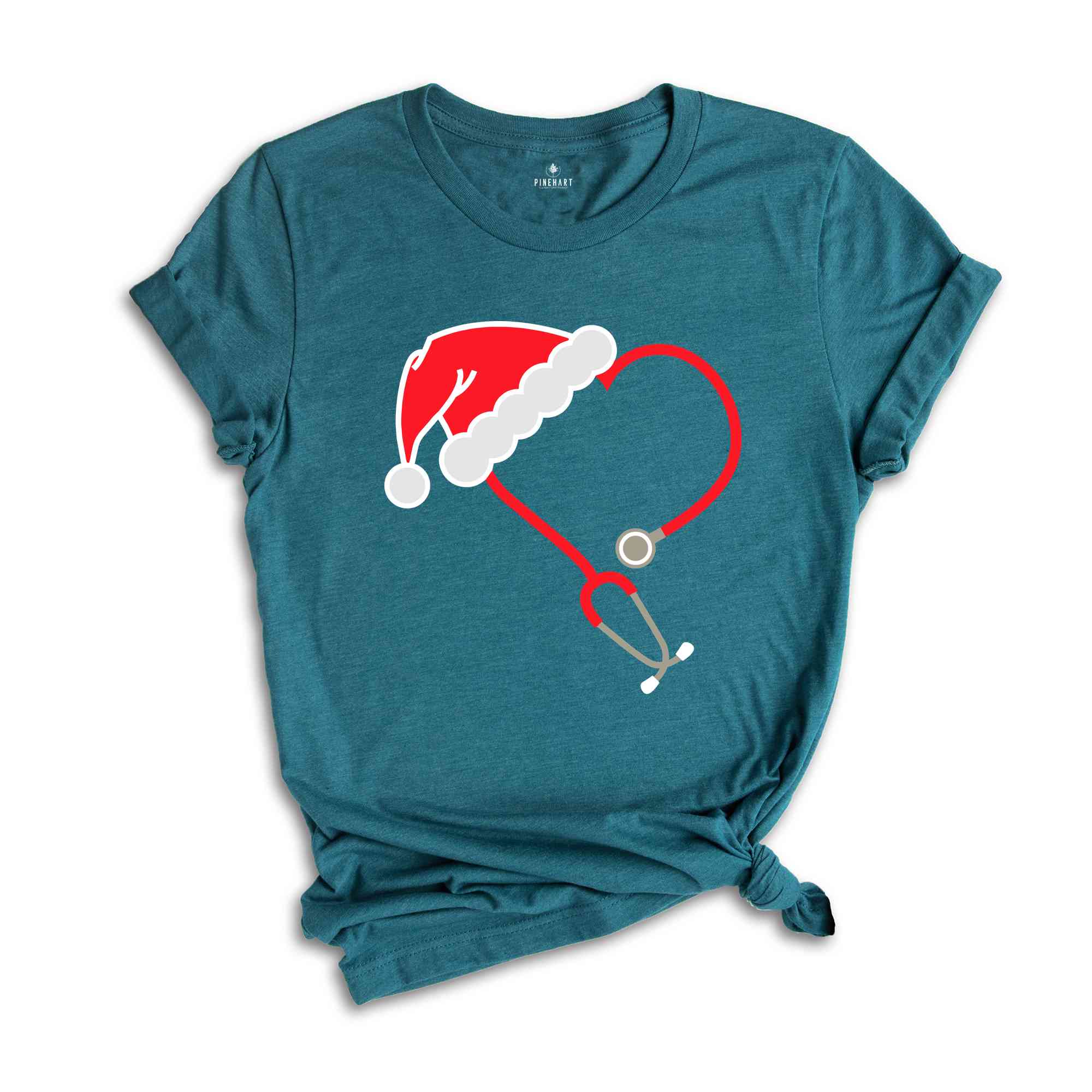 Christmas Stethoscope Shirt, Nursing Tshirt, Cute Christmas Shirt, Christmas Doctor Gift, Nurse Christmas Shirt, Holiday Gift