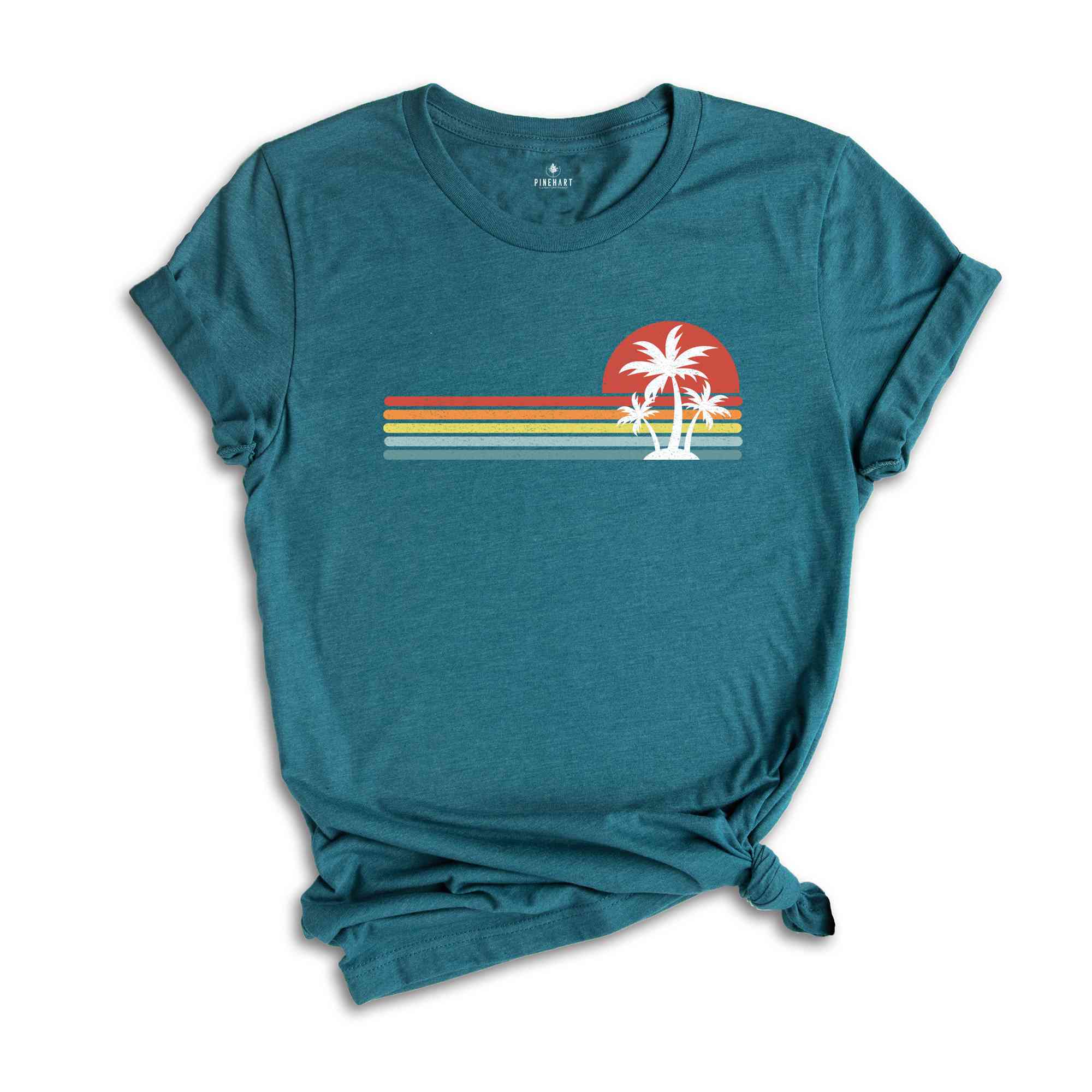 Retro Summer Shirt, Palm Tree Shirt, Beach Vibes Shirt, Beach Trip Shirt, Summer Vibes Shirt, Sunset Shirt, Hello Summer Shirt, Beachy Shirt