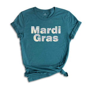 Sparkle Mardi Gras Shirt, Mardi Gras Carnival Tee, Mardi Gras Gift, Fat Tuesday T-Shirt, Fleur De Lis Tee, Mardi Gras Party Shirt