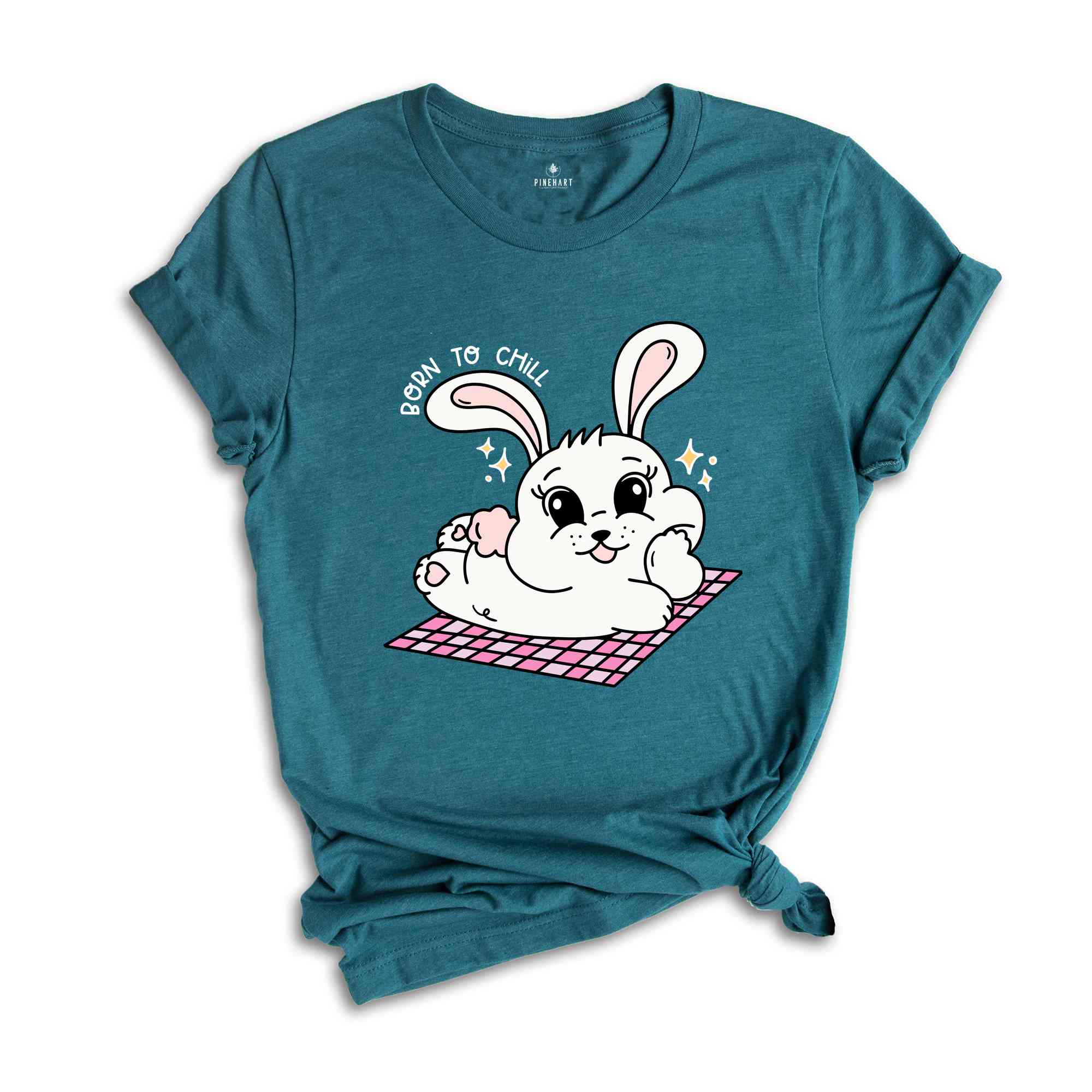 Born To Chill Rabbit Shirt, Baby Bunny Easter T-shirt, Cute Bunny Shirt, Rabbit Lover Gift, Cute Easter Tee, Bunny Lover Gif