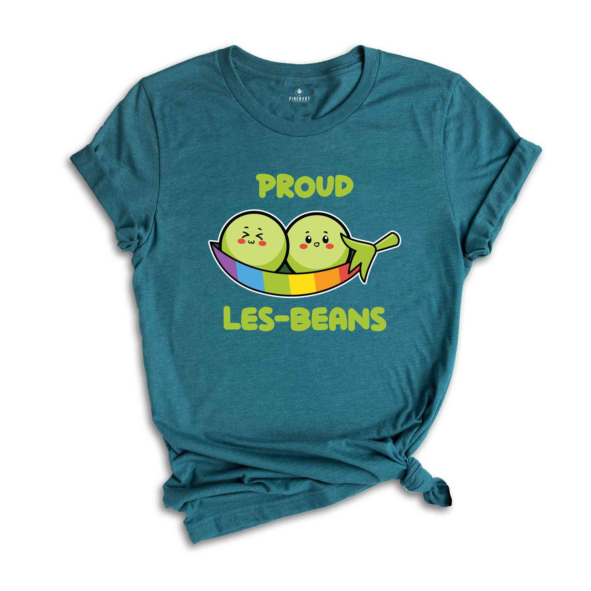 Proud Les-Beans, Funny LGBT Shirt, Funny Lesbian Gift, Animal Lover Shirt, Cute LGBT Shirt, Pride Rainbow Shirt, Lesbian Shirt