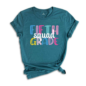 Fifth Grade Squad Shirt, Teacher Shirt, Grade Squad Teacher Shirt, Squad Shirt, New Teacher Shirt, Grade Shirt, Back To School Shirt