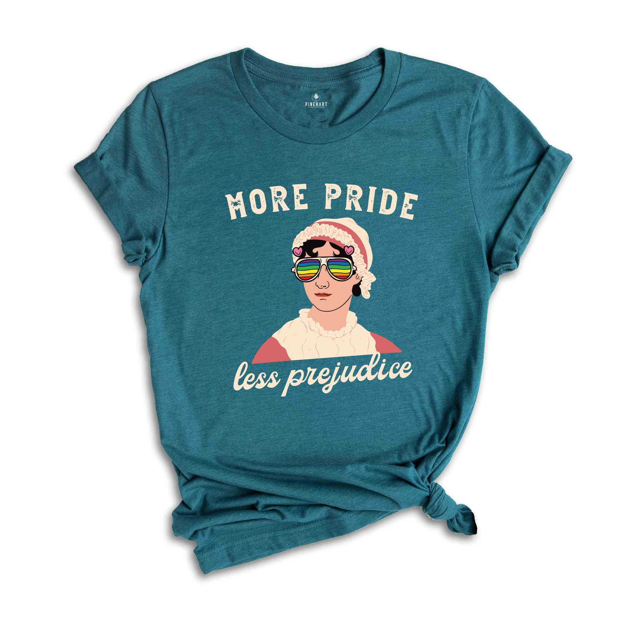 More Pride Less Prejudice Shirt, LGBTQ Tee, Groovy Pride Sweatshirt, Proud Ally T-Shirt, Pride Month Gift, Pride Ally Shirt