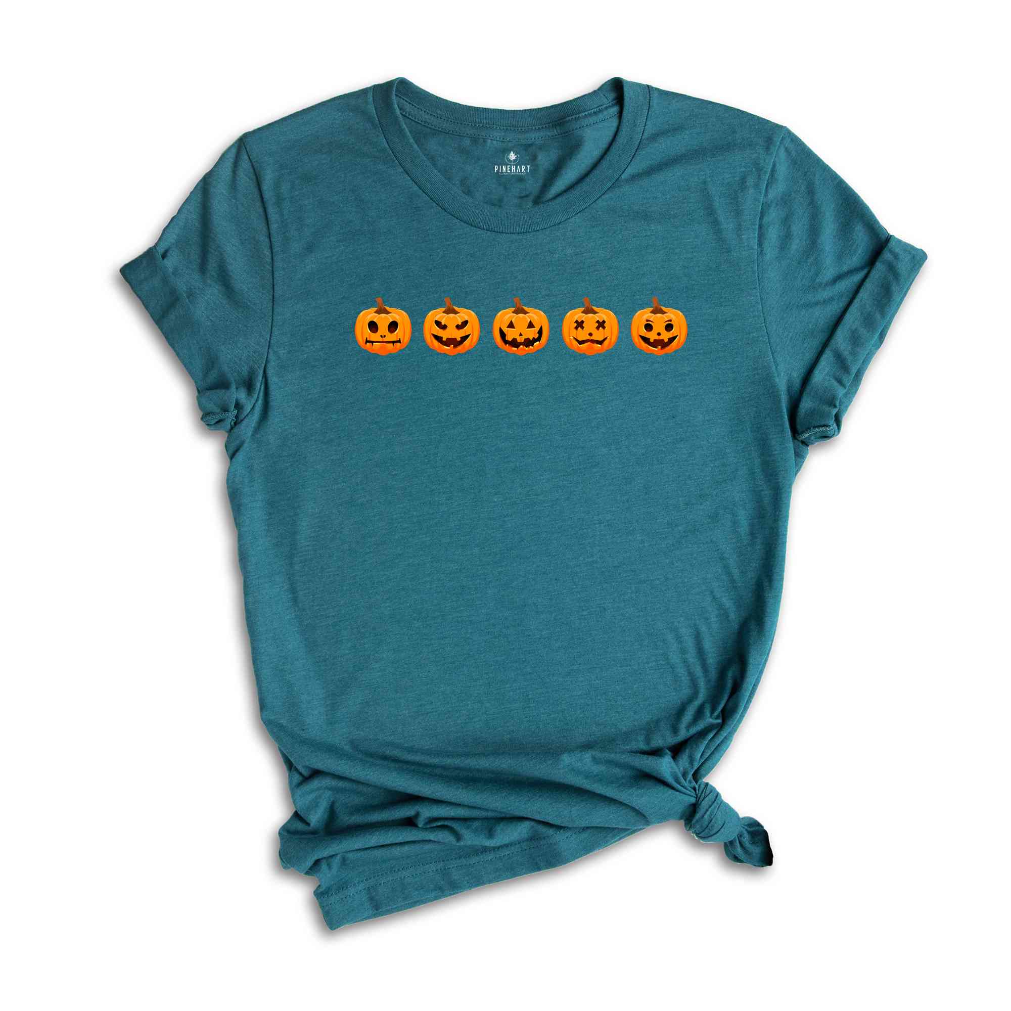 Pumpkin Shirt, Halloween T-shirt, Ghost Shirt, Spooky Season Shirt, Pumpkin Faces T-shirt, Halloween Gift