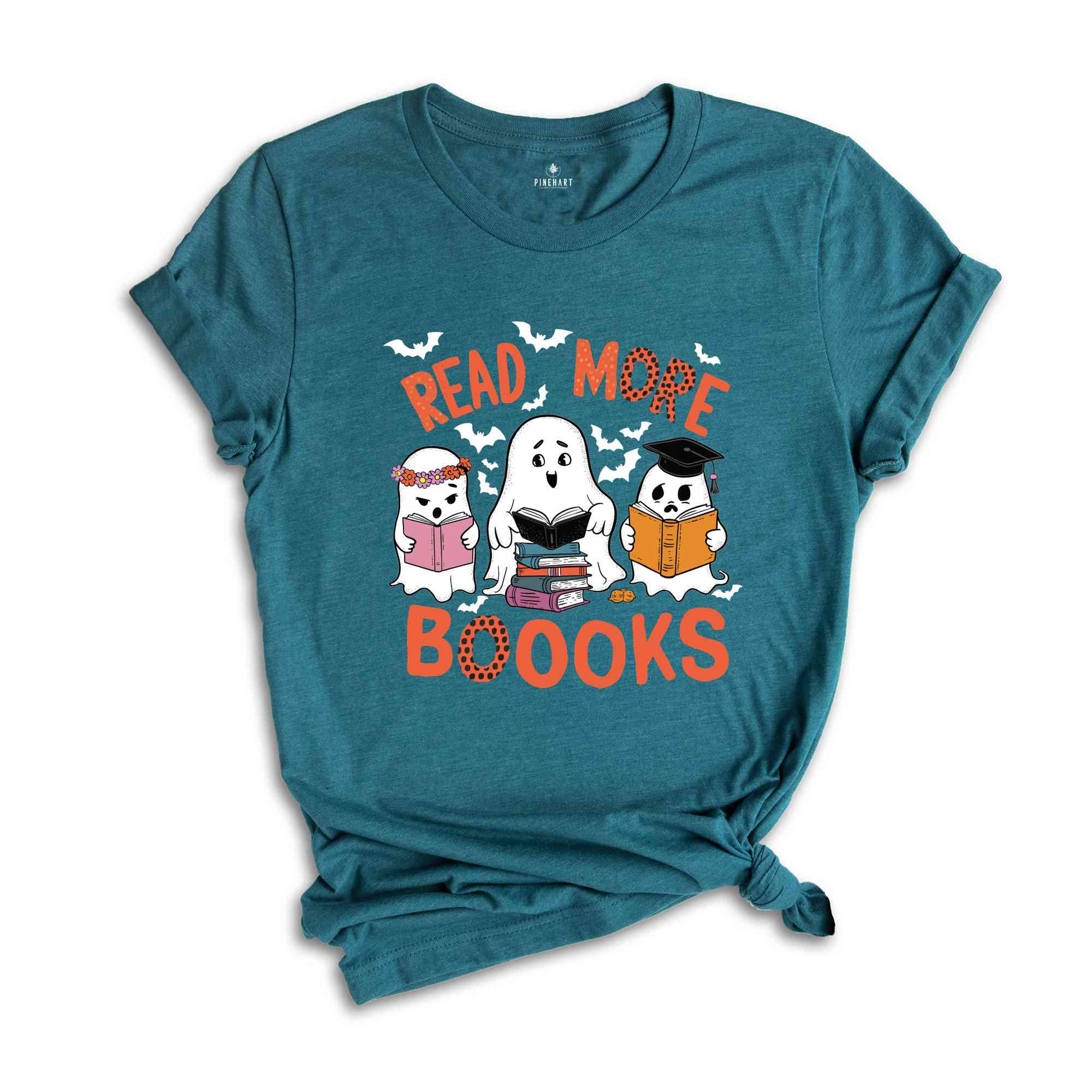 Read More Books Spooky Teacher Shirt, Halloween Shirt for Teacher, Teacher Halloween Shirt, Groovy Ghost Teacher Tshirt, Reading Teacher Tee