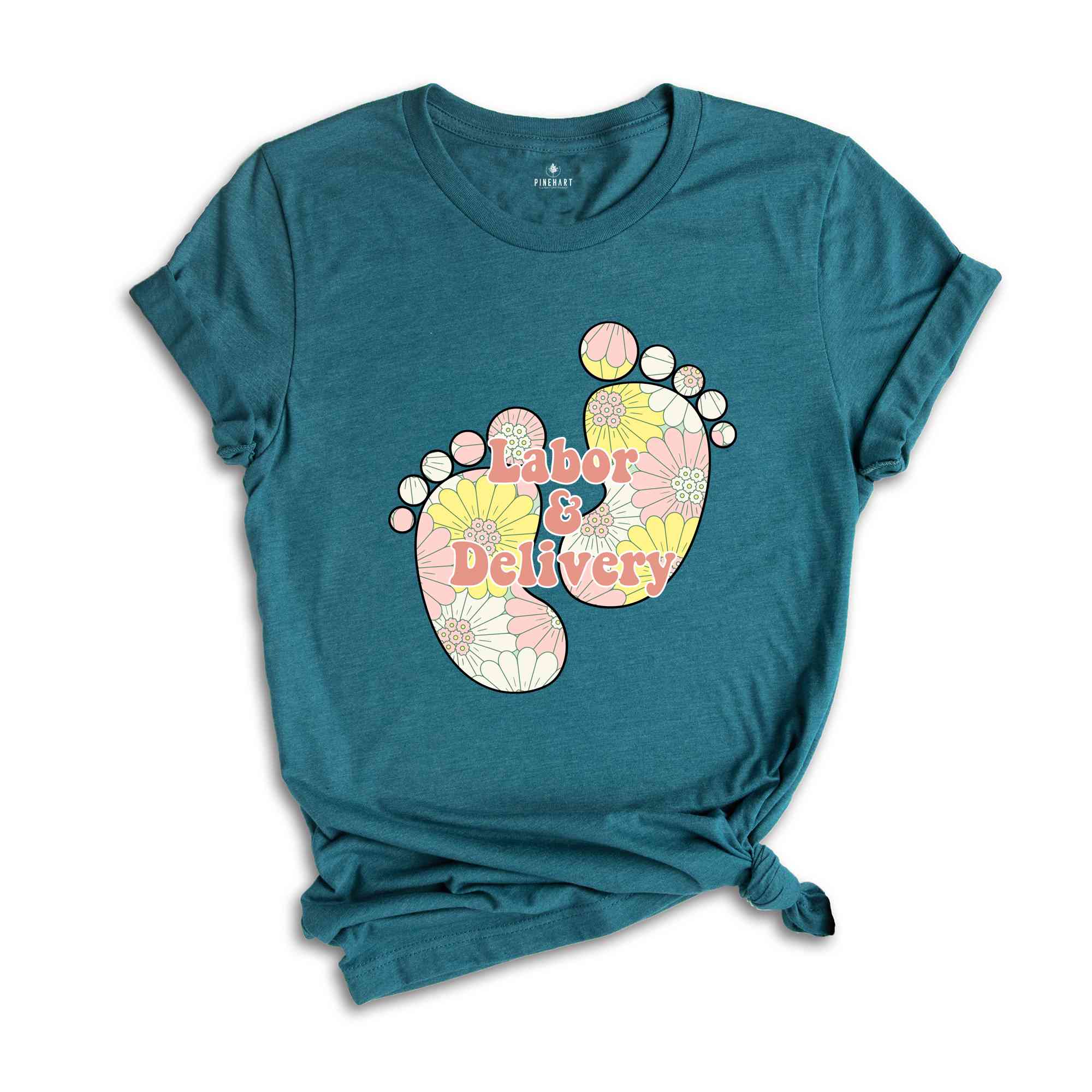 Labor and Delivery Nurse Shirt, Wildflowers Labor and Delivery Nurse T-Shirt, Labor and Delivery Tee, L&D Gift