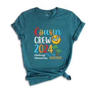 Cousin Crew 2024 T-Shirt, Summer Vacation Tee, Family Matching Shirts, Cousin Matching Shirts, Cousin Vacation Shirts