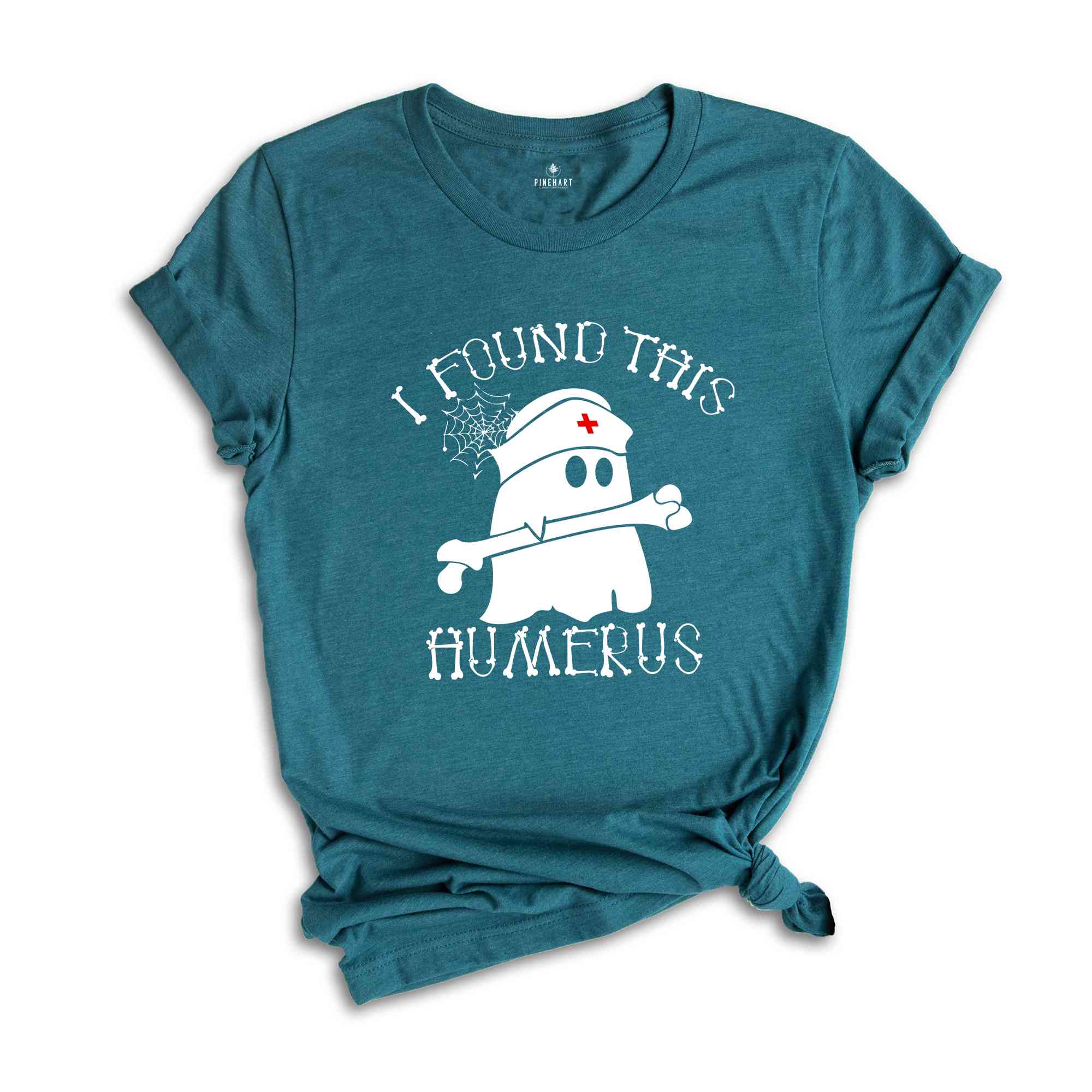 I Found This Humerus T-Shirt, Funny Doctor Ghost Tee, Nurse Gift, Halloween Shirt, Doctor Gift, Nurse Appreciation, Halloween Nurse Tee