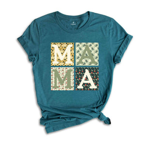 Retro Mama Shirt, Boho Mama Shirt, Mama Shirt, Mother's Day Shirt, Mother's Day Gift, Floral Mama Shirt, Flowers Mama Shirt