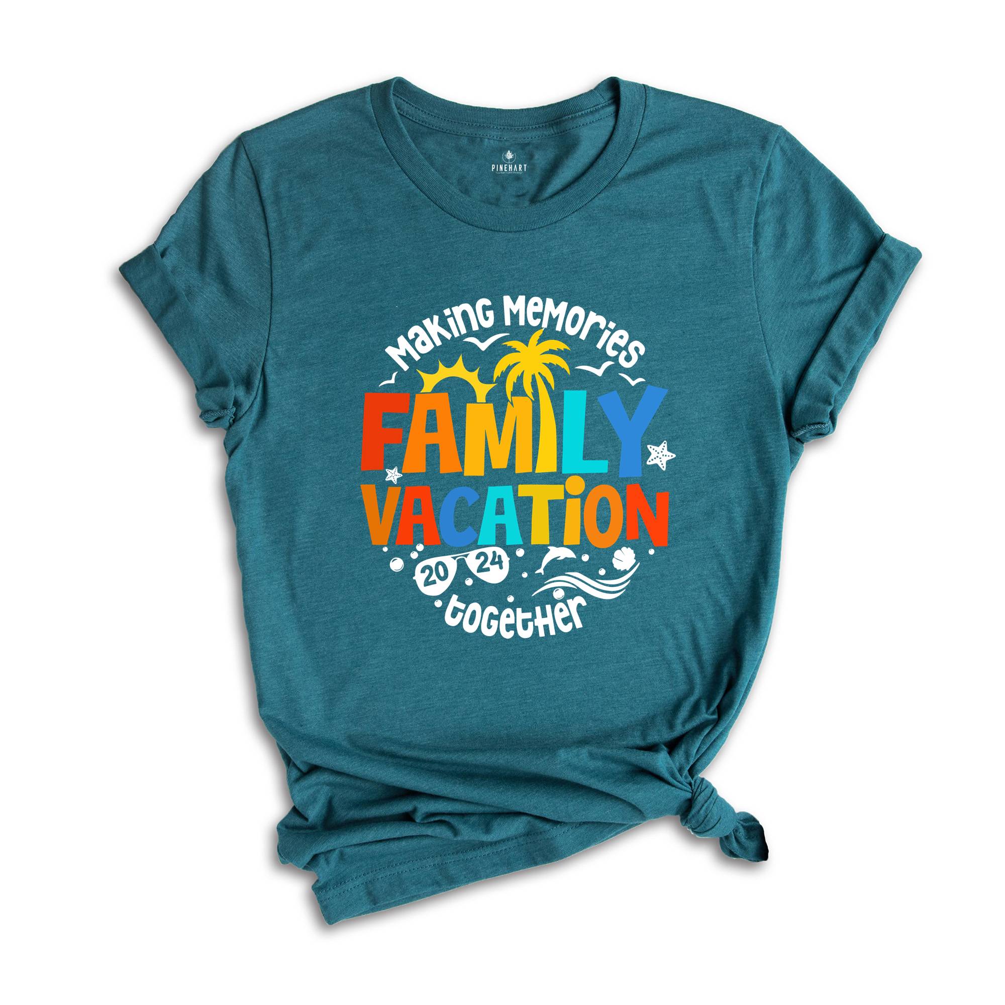 Family Vacation Shirt, Cute Family Matching Shirt, Family Trip T-Shirt, Family Vacation Gift Tee, Summer Vacation Shirts, Making Memories