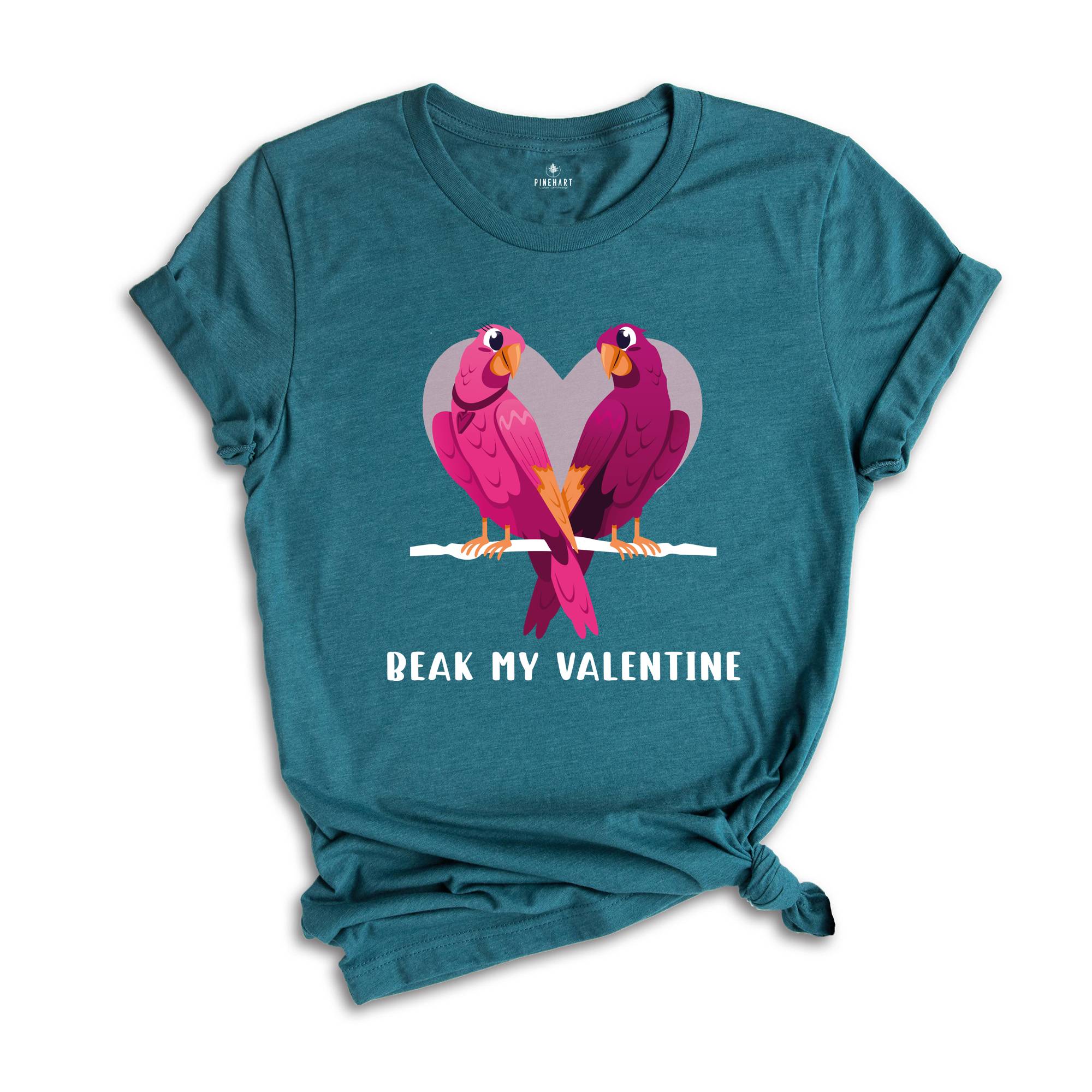 Cockatoo Valentines Shirt, Beak My Valentine, Animal Lover Gift, Funny Parrot Shirt, Valentine Parrot Tshirt, Valentines Day Gift Tee