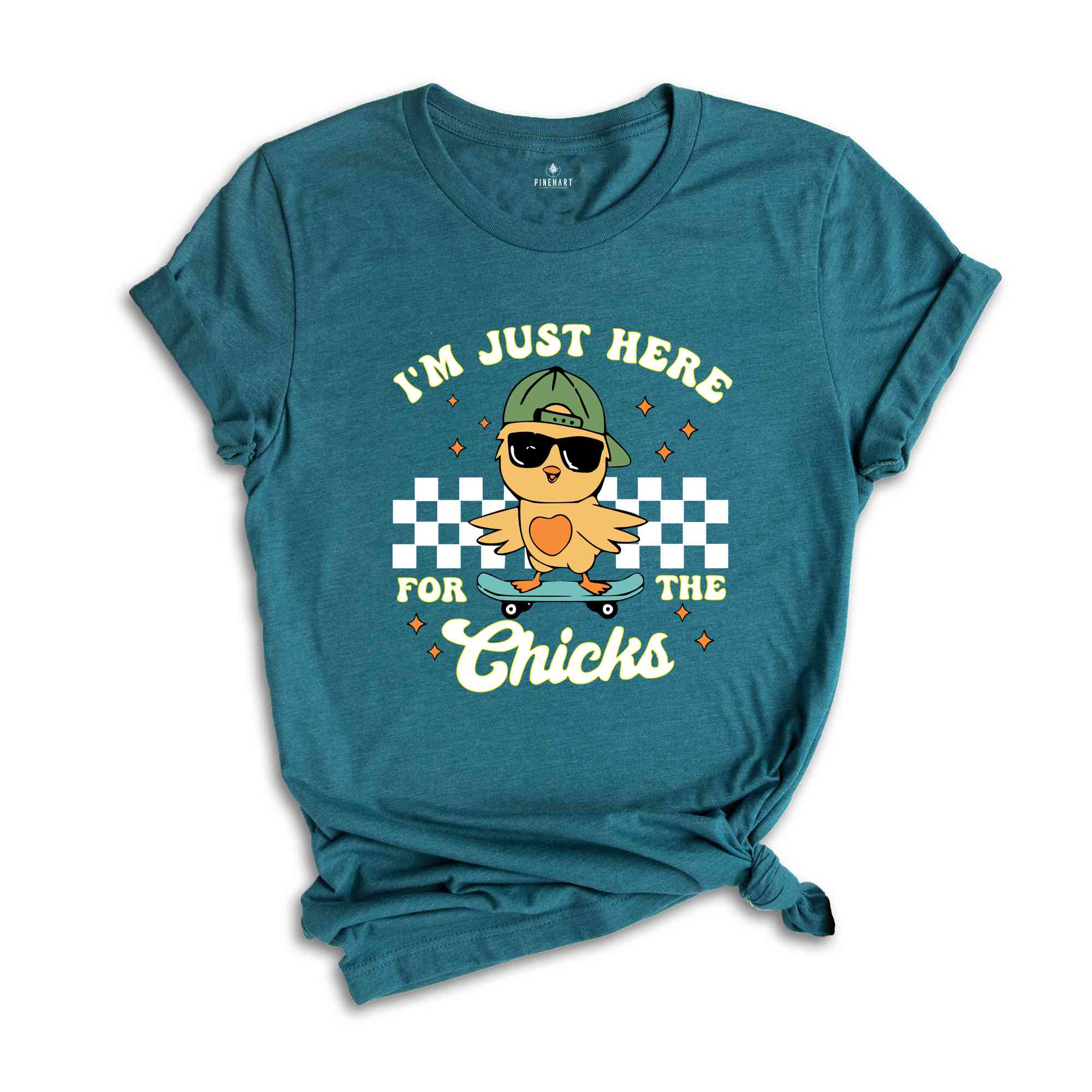 I'm Just Here For The Chicks Shirt, Funny Easter Shirt, Cute Chick Shirt, Easter Shirt, Kids Easter Shirt