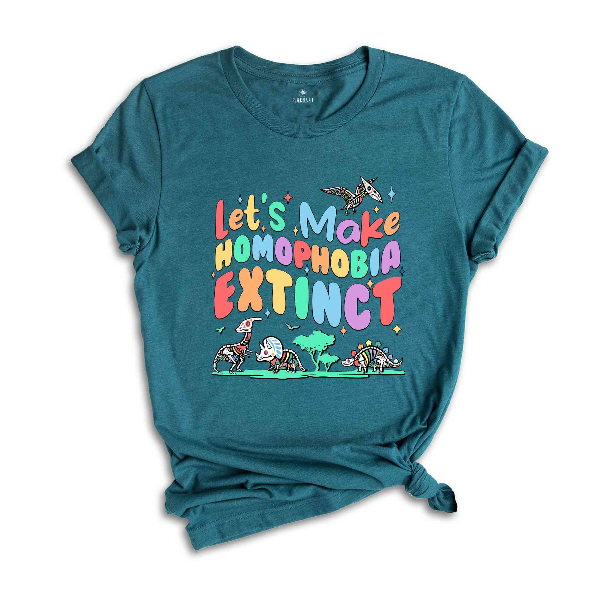 Let's Make Homophobia Extinct Shirt, LGBTQ Pride T-Shirt, Gay Pride Shirt, Equality Shirt, Queer Gift, Homophobia Tee