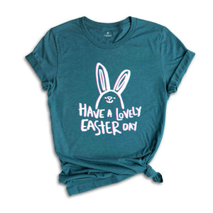 Have A Lovely Easter Shirt, Glitch Shirt, Funny Bunny Shirt, Happy Easter Shirt, Cool Easter Shirts, Cool Bunny Tshirt