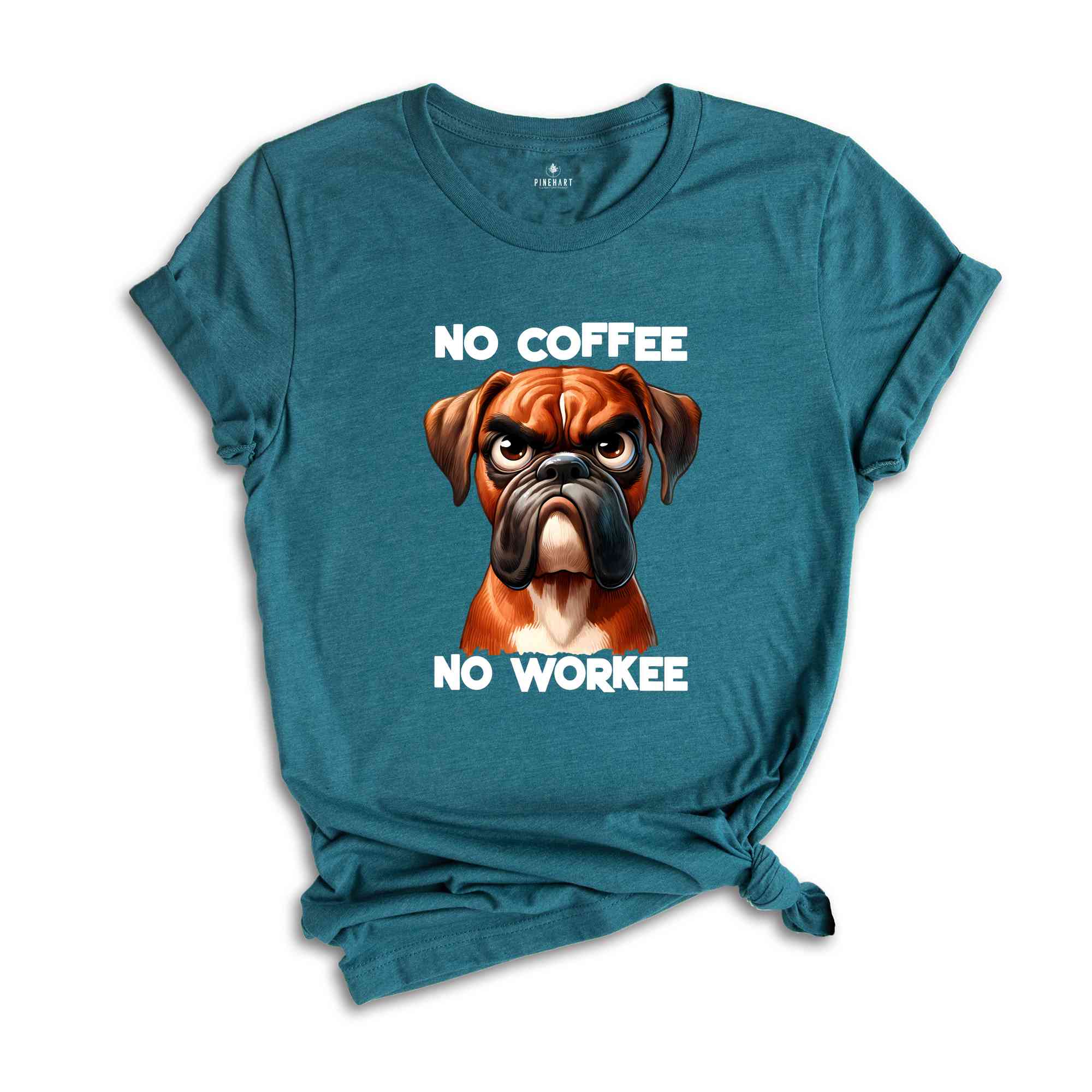 No Coffee No Workee Shirt, Coffee Lover Shirt, Dog Shirt, Sarcastic Shirt, Humorous Shirt, Funny Dog Shirt, Coffee Shirt, Cute Shirt