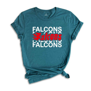 Falcons Team Shirt, Team Mascot Shirt, Falcons Team Spirit, Falcons Fan Shirt, Falcons School Shirt, Falcons School Spirit