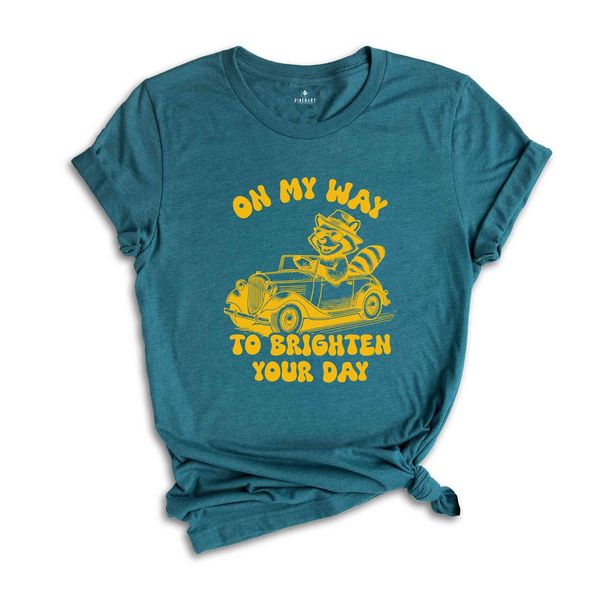 On My Way To Brighten Your Day Shirt, Vintage Sunny Shirt, Funny Shirt, Sunshine T-shirt, Positive T-shirt