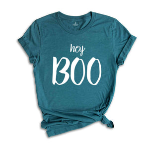 Hey Boo Shirt, Halloween Shirt, Trick or Treat, Fall Teacher Shirt, Custom Halloween Shirt, Halloween Party, Ghost Shirt, Fall Shirt