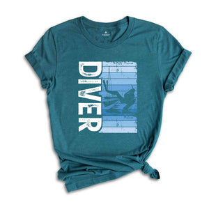 Diver T-Shirt, Scuba Diving Shirt, Ocean Lovers Gifts, Scuba Lover Shirt, Underwater Sports Shirt