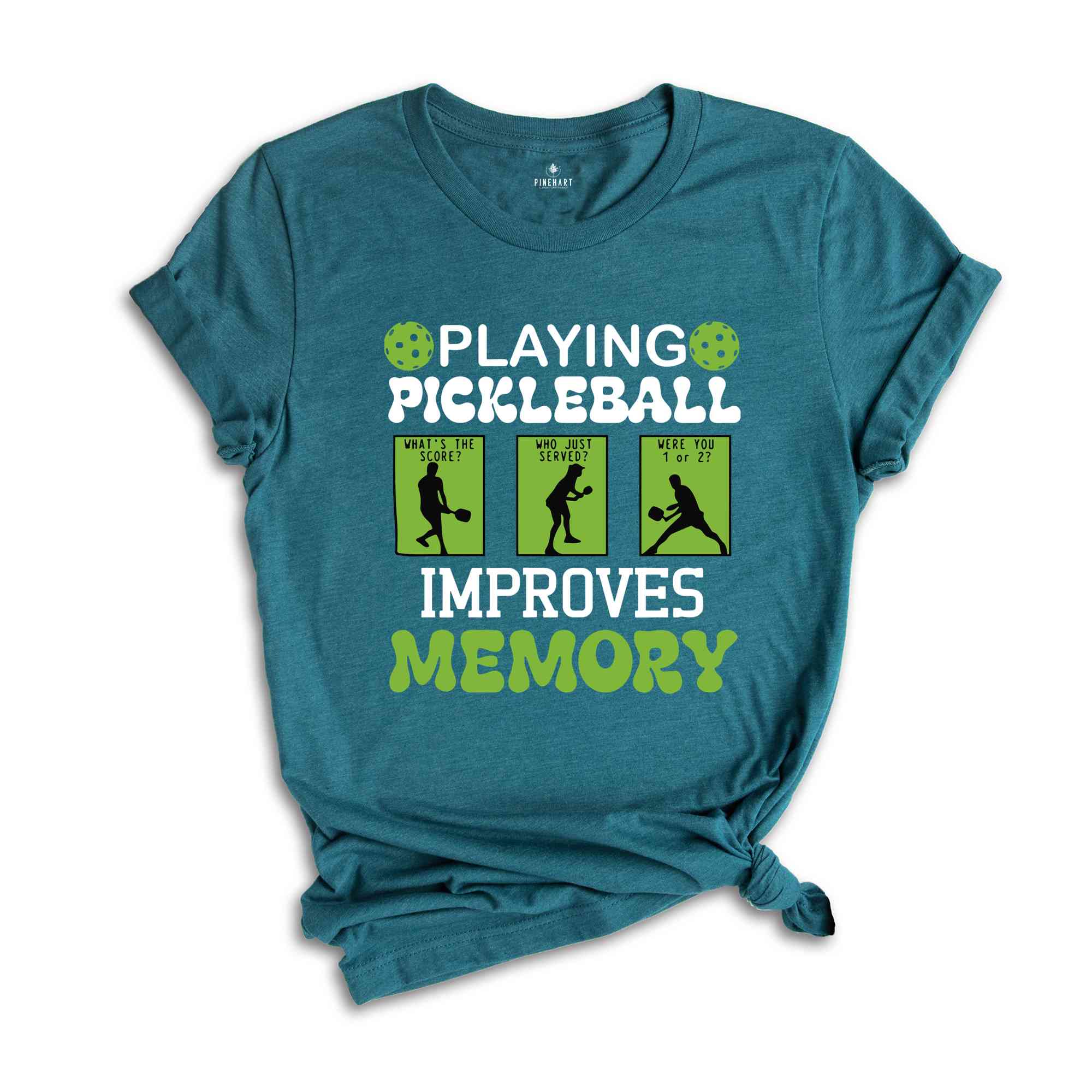 Playing Pickleball Improve Memories Shirt, Sport T-Shirt, Game Day Shirt, Funny Pickleball Game Shirt