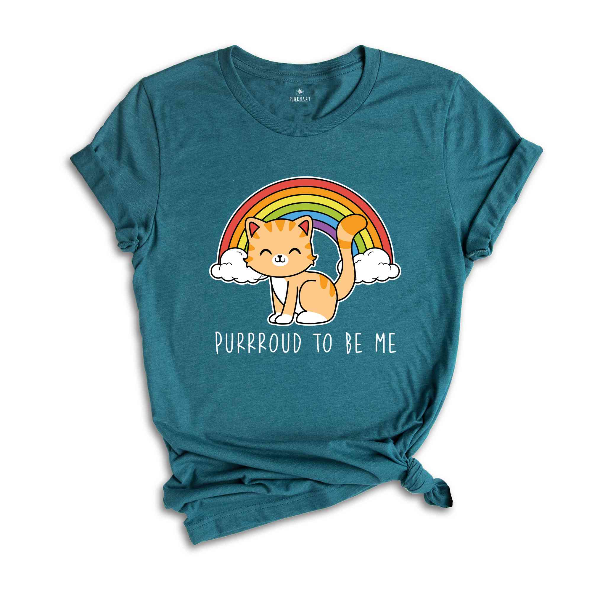 Purrroud To Be Me Shirt, Animal Lover Shirt, Cute LGBT Shirt, Pride Rainbow Shirt, Cat Lover Shirt, LGBTQ Pride Shirt, Cat Shirt