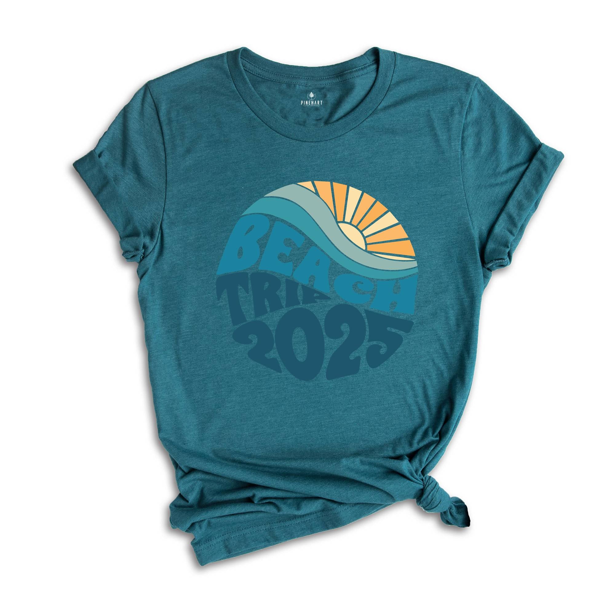 Beach Trip 2025 T-shirt, Summer Shirt, Vacation Gift, Beach Tee, Holiday T-shirt, Summer Vacation Shirt, Trendy Beach Shirt, 2025 Summer Tee