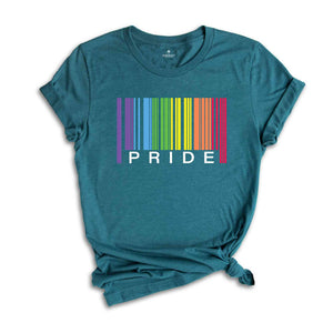 Pride Shirt, Pride Barcode Shirt, Love Is Love Shirt, Equality Shirt, Gay Pride Shirt, Human Rights Shirt, LGBTQ Shirt, Pride Month Shirt