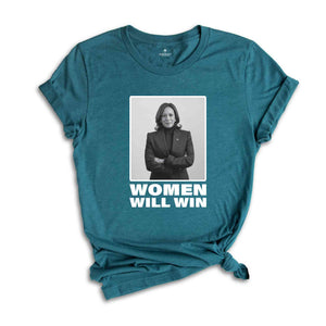 Women Rise, Kamala’s Bold Statement Shirt