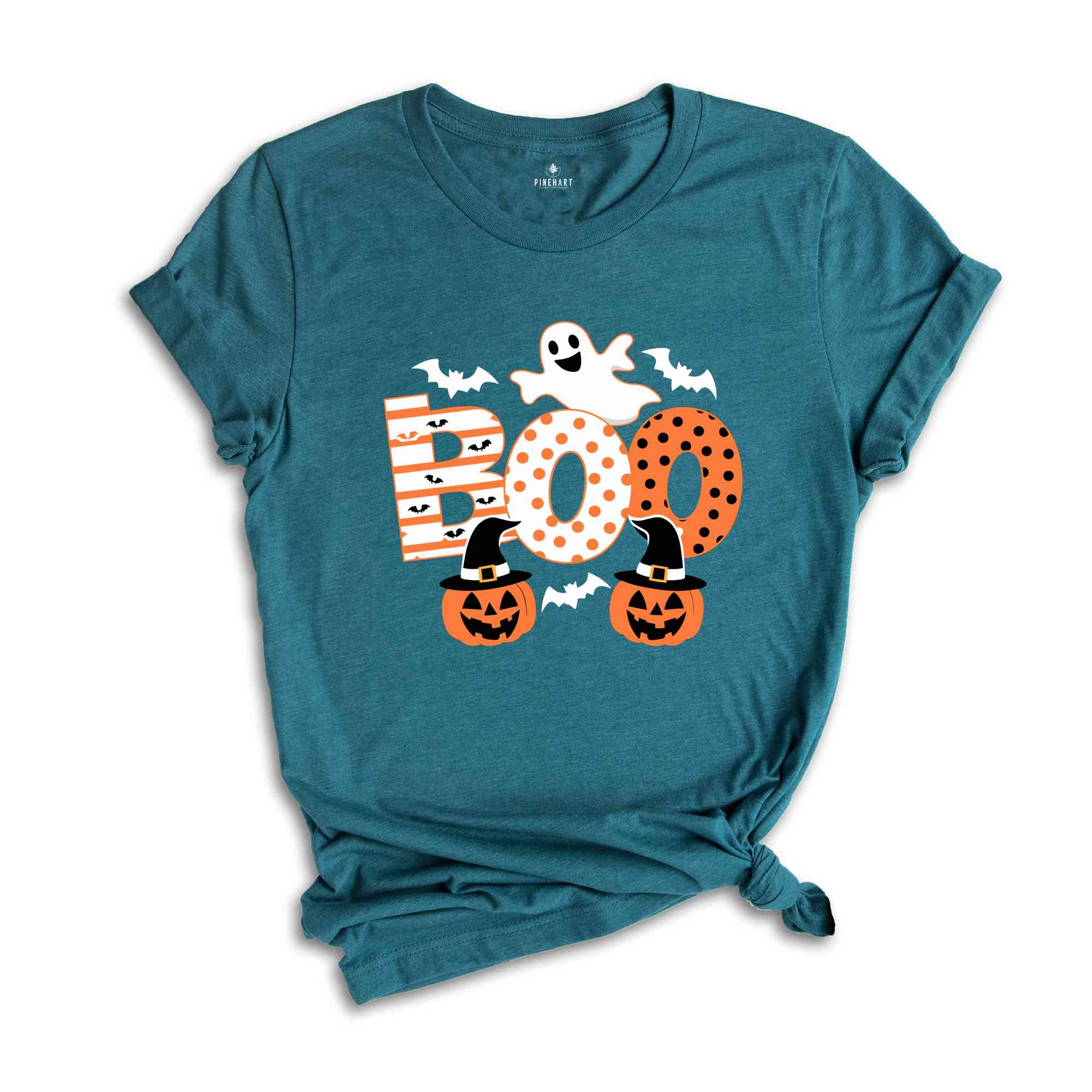 Boo Halloween Shirt, Ghost Halloween Shirt, Halloween Shirt, Trick Or Treat Shirt, Spooky Vibes Shirt, Pumpkin Shirt