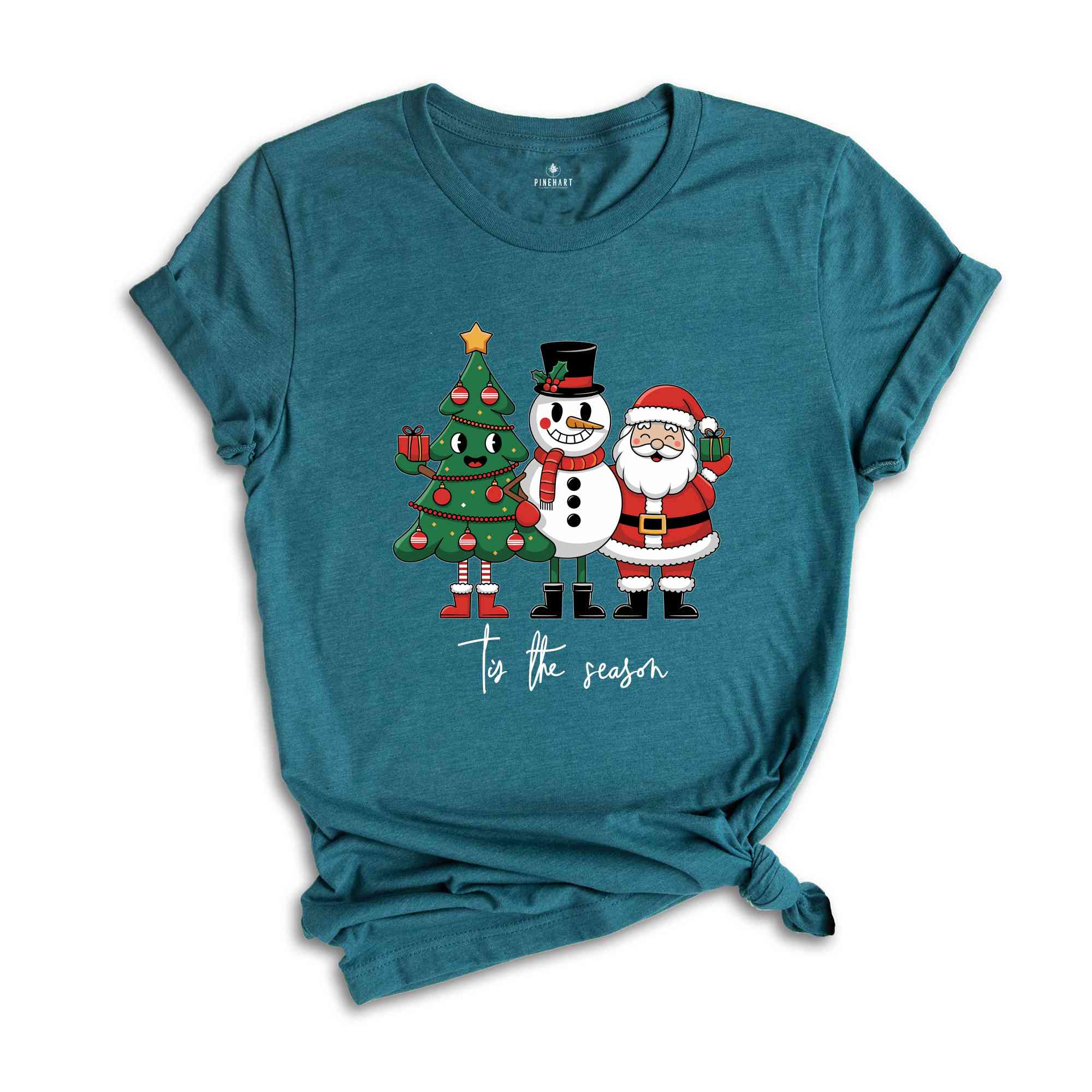 Tis The Season Shirt, Christmas Shirt, Cute Christmas Shirt, Trendy Holiday Tee, Believe Shirt, Santa Shirt, Santa Gifts