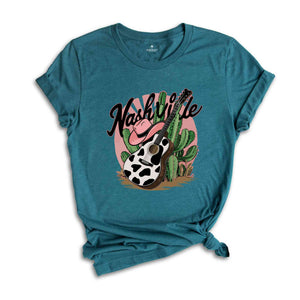 Nashville Western Shirt, Music City Shirt, Western Cowboy Shirt, Boho Cowgirl Shirt, Vintage Music Shirt, Southern Nashville Shirt