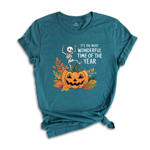 It's The Most Wonderful Time Shirt, Spooky Funny Shirt, Spooky Halloween Shirt, Retro Halloween Shirt, Garment Dyed, Fall Vibes Shirt