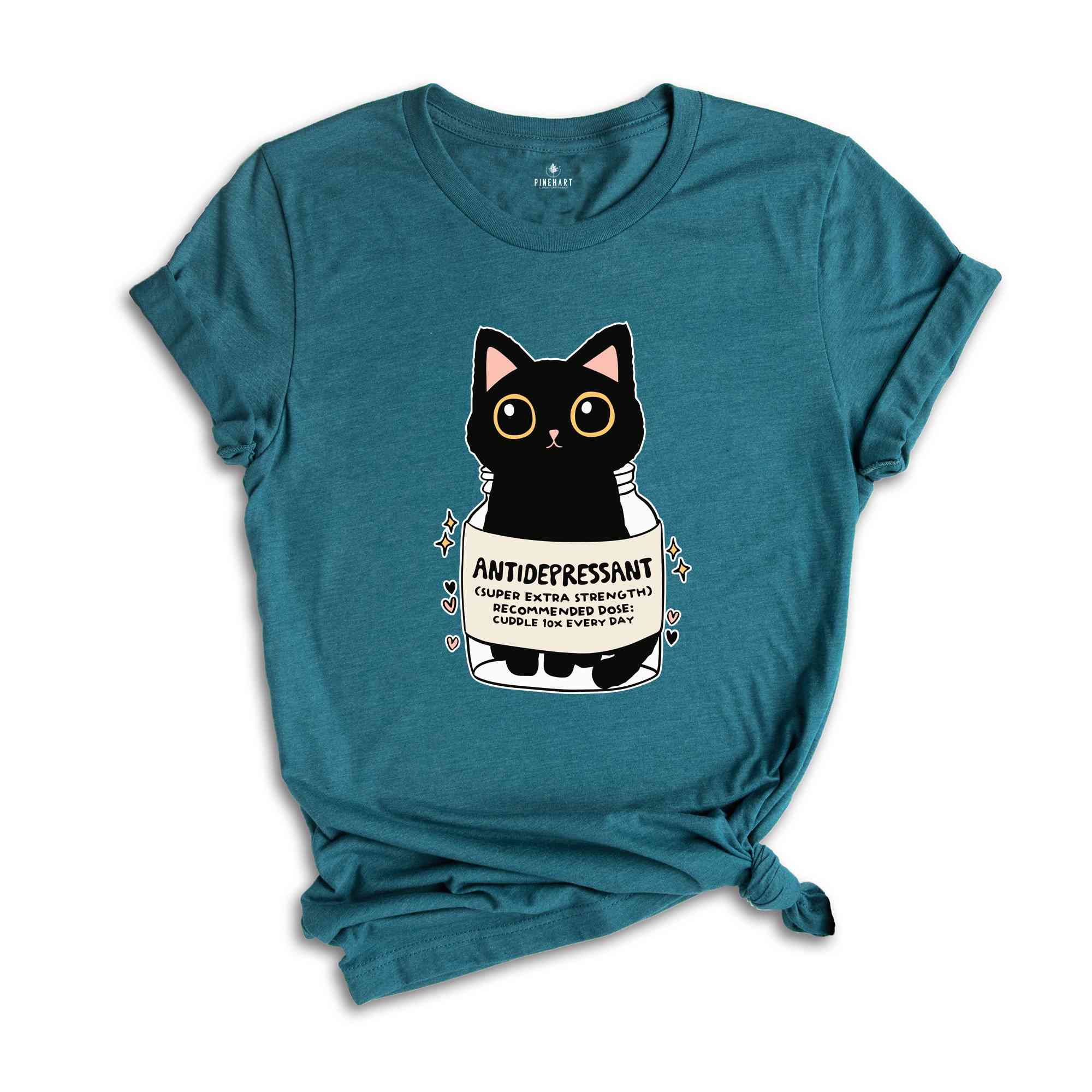 Antidepressant Cat Shirt, Funny Cat Tshirt, Kitty Kitten Shirt, Womens Cat Shirt, Therapist Tee, Mental Health Matter Shirt