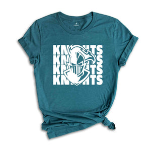 Knights Shirt, Football Team Shirt, Knight Mascot Shirt, Back to School Shirt, Teacher Shirt, Mascot Team Shirt