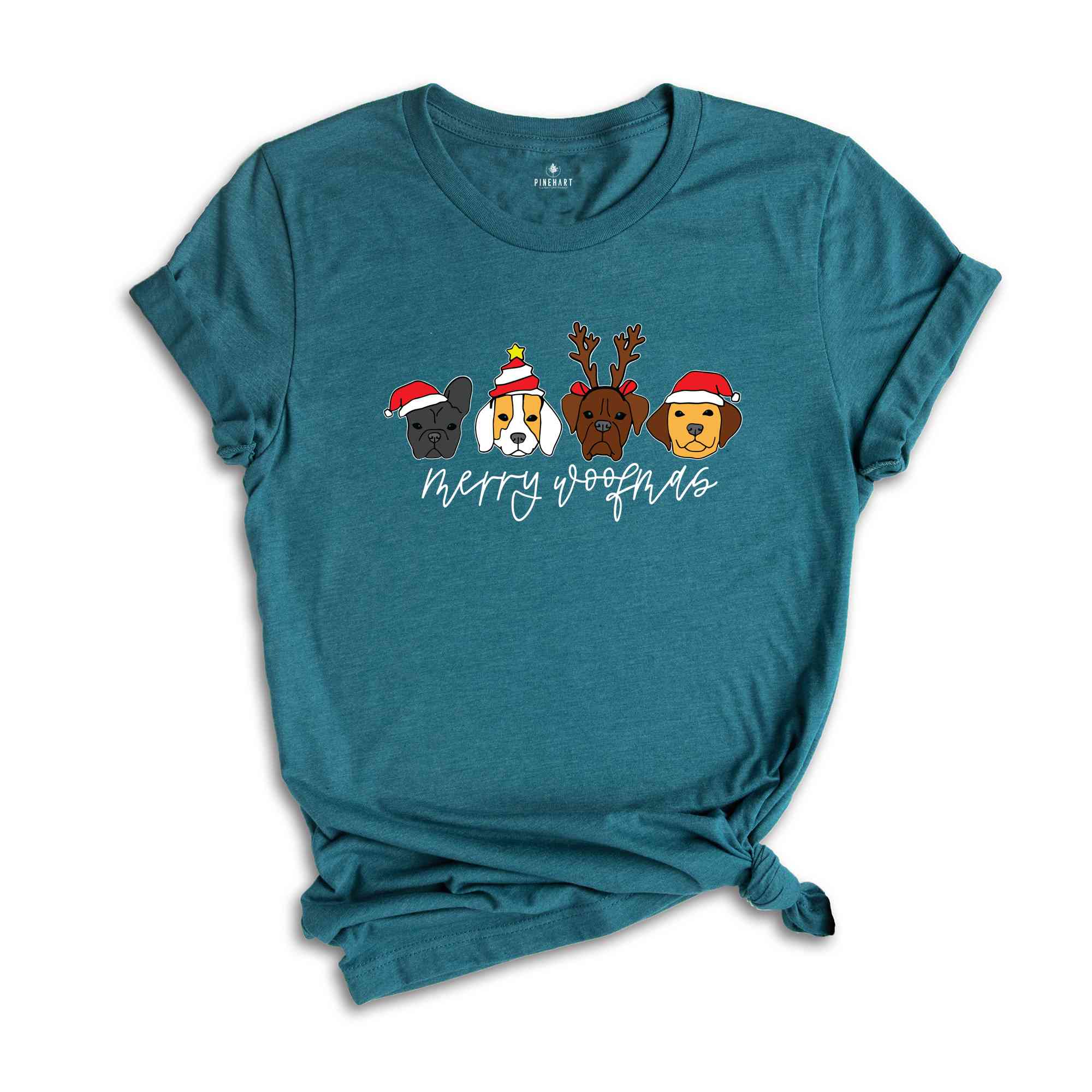 Woofy Christmas Shirt, Funny Christmas Tee, Holiday Shirt, Christmas Gift, Christmas Animal, Christmas Dog Shirt